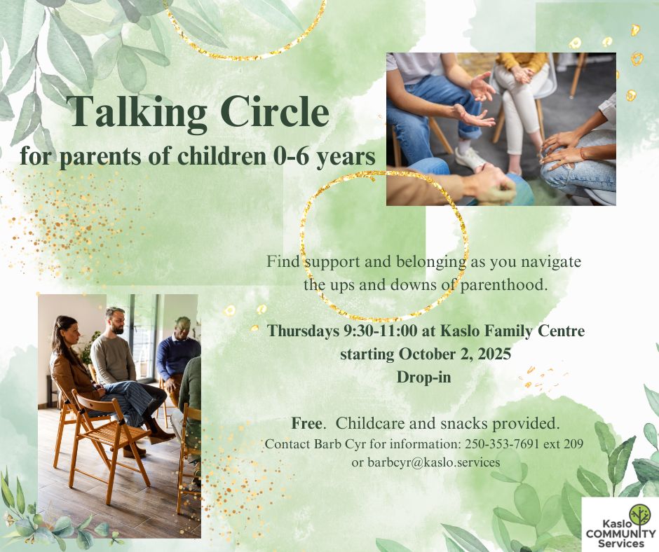 Talking Circle – for parents of children 0-6 years